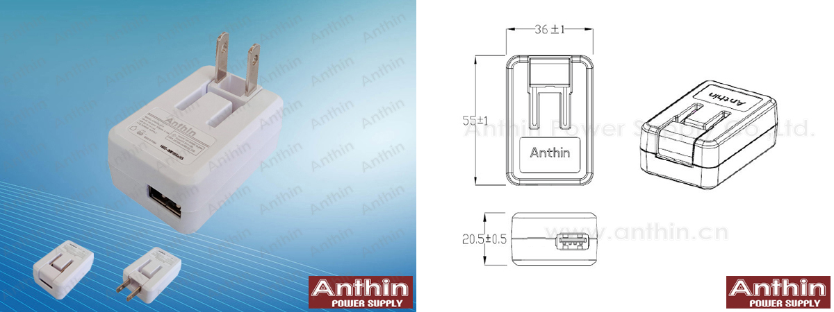 ANTHIN | USB Charger | AC Adaptor | AC/DC Adapter | Switching